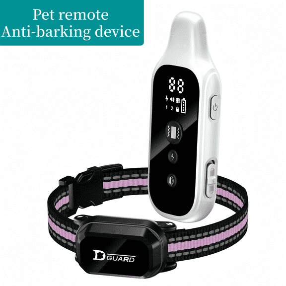 3000FT Dog Training Collar with Remote,Waterproof Electric Collar with Beep, Vibration(0-99), Safe Shock(0-99), Rechargeable E-Collar for Small Large Dogs