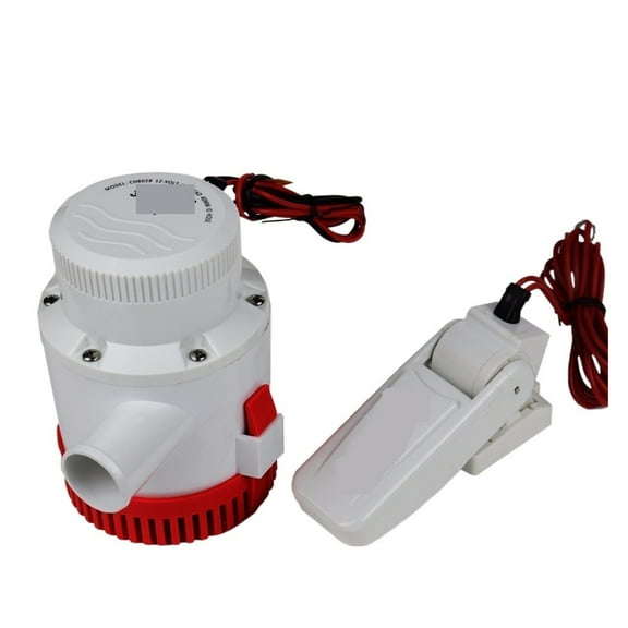 3000GPH Large Flow Dc 12v 24v Bilge Pump With Bilge Float Switch Electric Water Pump For Boats Submersible ,Powerful Performance