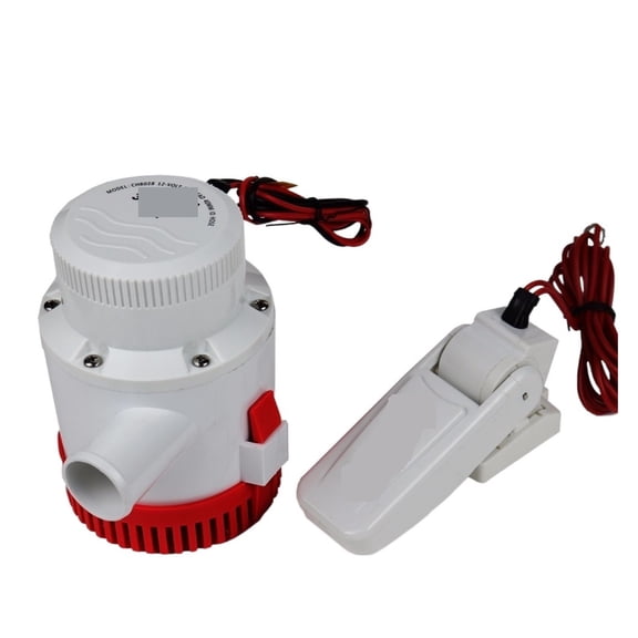 3000GPH Large Flow Dc 12v 24v Bilge Pump With Bilge Float Switch Electric Water Pump For Boats Submersible ,Widely Use