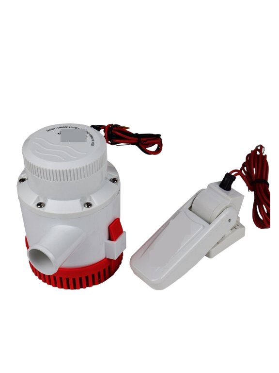 3000GPH Large Flow Dc 12v 24v Bilge Pump With Bilge Float Switch Electric Water Pump For Boats Submersible ,Widely Use