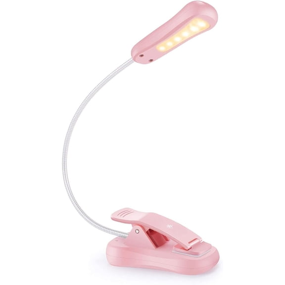 3000K Warm LED Rechargeable Book Light, Book Lights for Reading at Night, 3 Brightness, Up to 80 Hours, Lightweight, for Readers()