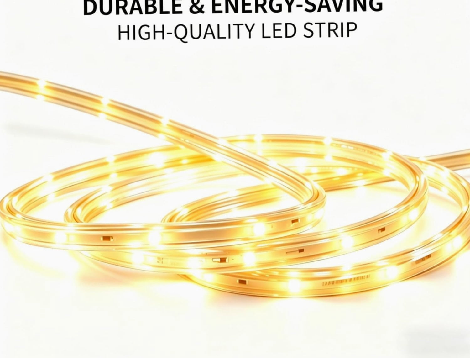 Warm Led String Lights 3000K Warm White Rope Lighting, Flat Flexible LED Strip 33ft, Warm ...