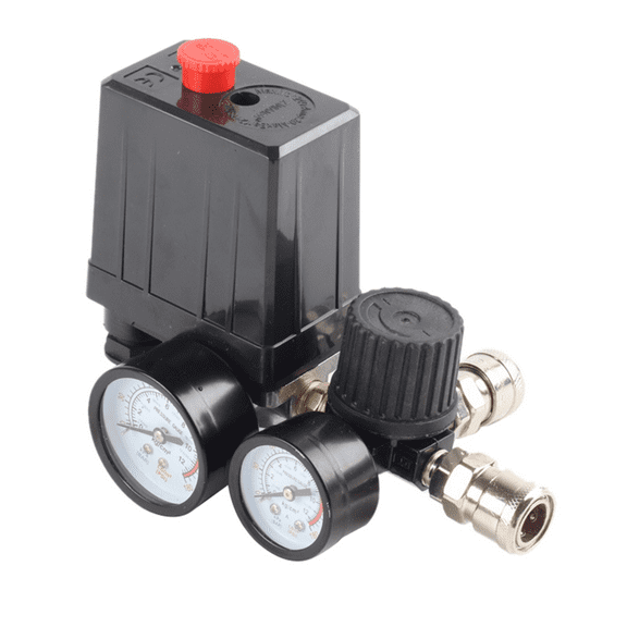 3000L/Min Air Pump Control Valve 0-180 PSI Gauge 220V/380V Regulator Duty Compressor Pressure Switch