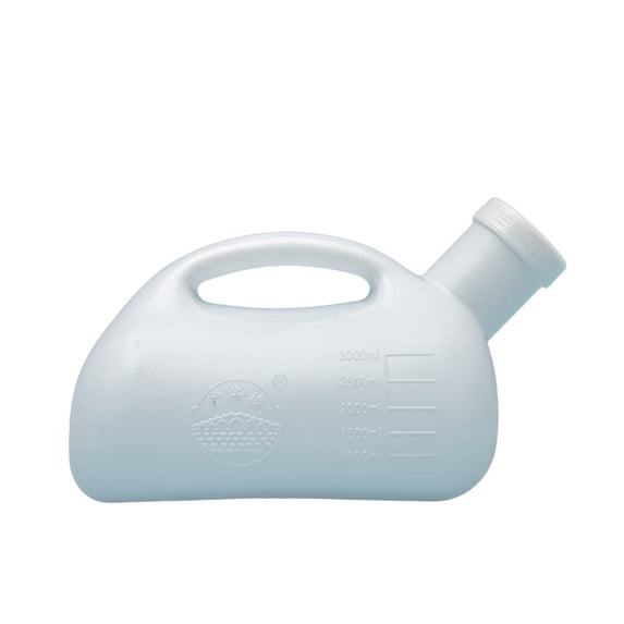 3000ML White Large Male Urinal Portable Mens Potty Pee Bottle Collector Travel Toilet