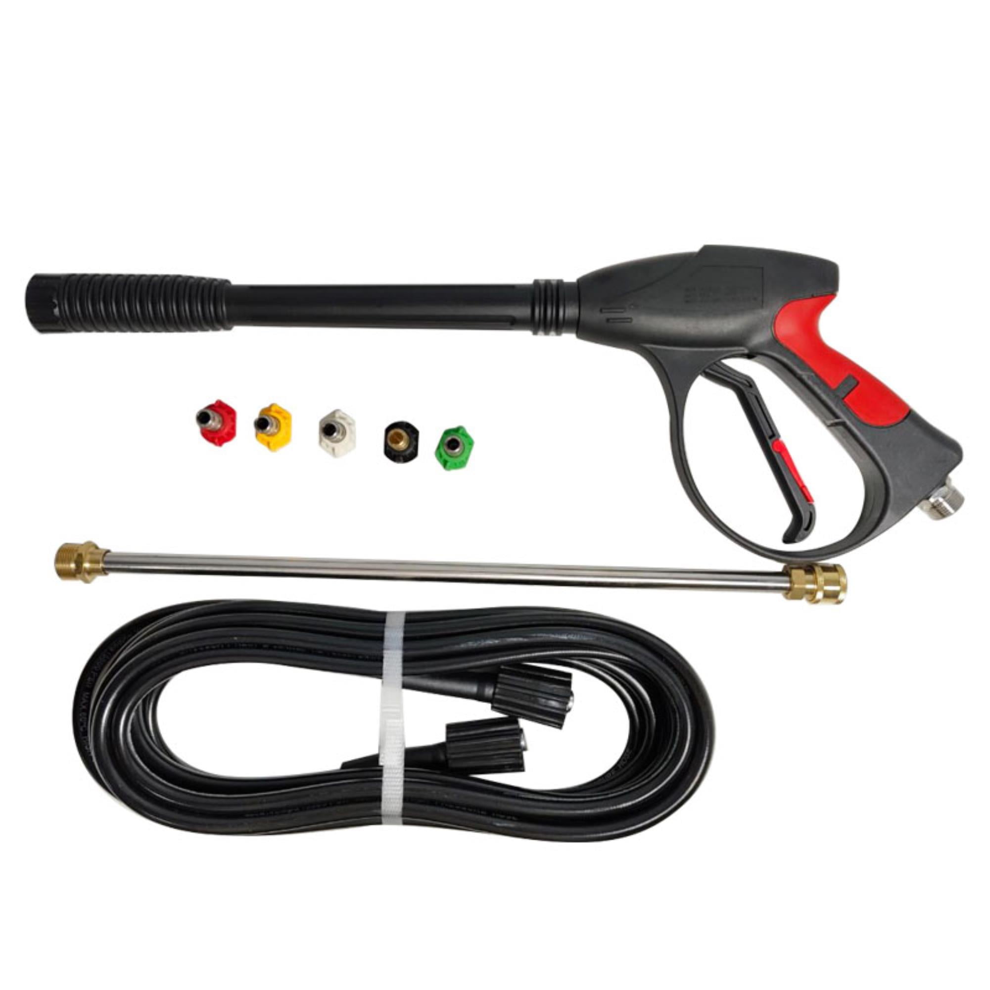 3000PSI High Pressure Car Wash Gun Kit Versatile Spray Nozzle Tips
