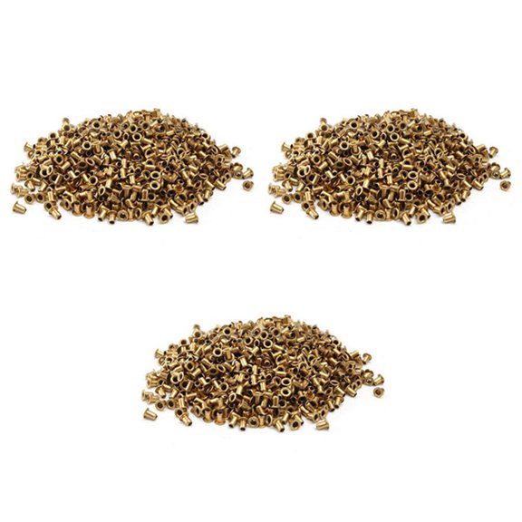 3000Pcs Copper Beekeeping Eyelets for Frames Bee Hive Equipments Copper Caps