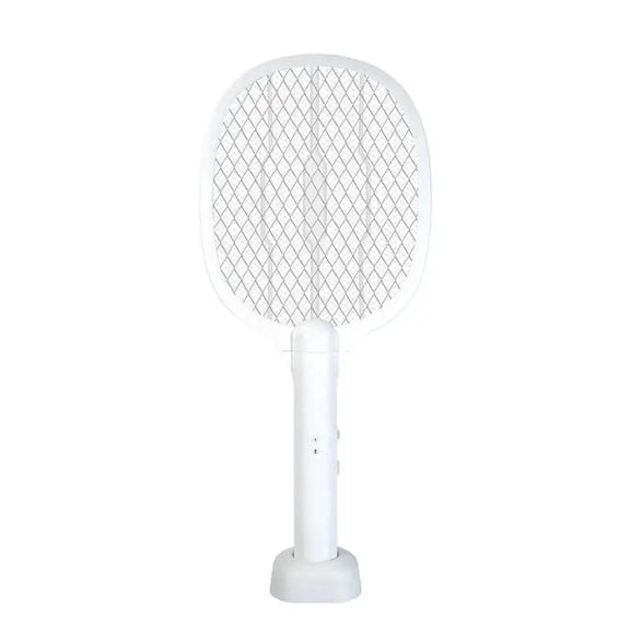 3000V Rechargeable Electric Fly Swatter USB-C Handheld Bug Zapper Racket 2 in1 Fly Killer and Mosquito Trap Lamp for Home Office
