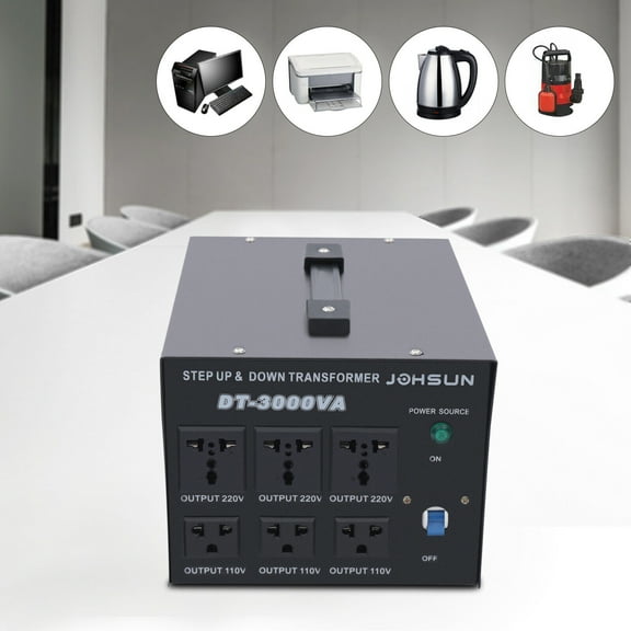 3000W 110V-220V/ 220V-110V Step up/Down Heavy Duty Voltage Converter Transformer