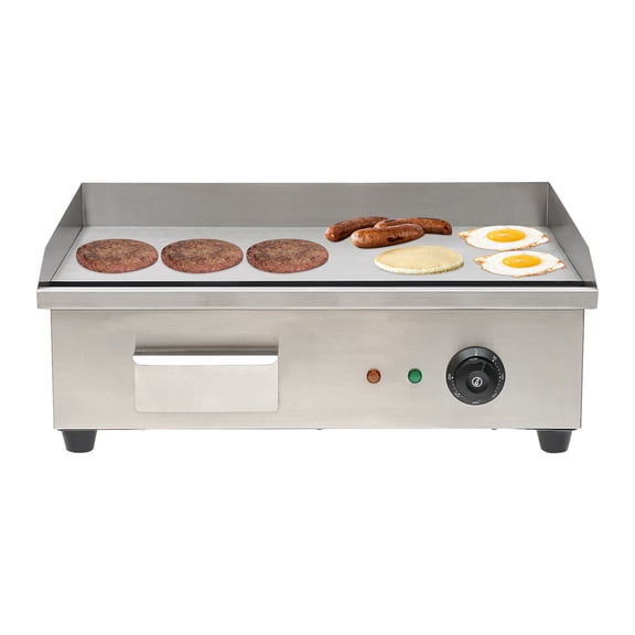 3000W 22" Commercial Electric Countertop Griddle Flat Top Grill Hot Plate BBQ