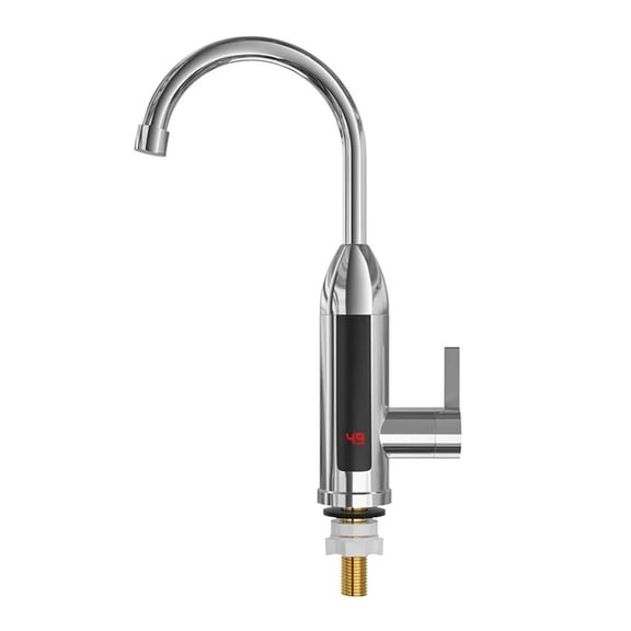 3000W 220 Electric Kitchen Water Heater Tap Instant Hot Stainless Steel 360° Adjustable Faucet Heater Cold Heating Faucet