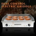 thumbnail image 1 of 3000W 29" Commercial Electric Countertop Griddle Flat Top Grill Hot Plate BBQ, 1 of 7