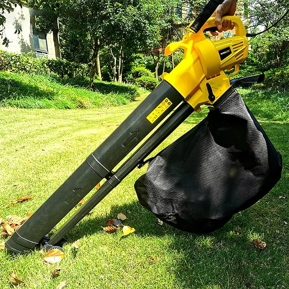 3000W 3-in-1 Vacuum Leaf Blower, Vacuum and Mulcher, 167 MPH, with Large 35L Capacity Collection Bag for Fine Mulching