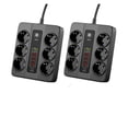 thumbnail image 1 of 3000W 6 AC Outlets Power Strip 6 USB Charging Station Extension Cord 2M PD 20W QC3.0 USB Port Multi Outlet Charger Power Socket, 1 of 6