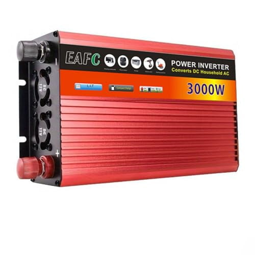 3000W Car Inverter 12V 220V Power Inverter DC To AC 12V To 220V Car Voltage Converter with USB Charger Transformer