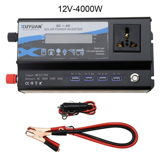 3000W Car Power Inverter - DC to AC Converter with LED Display ...
