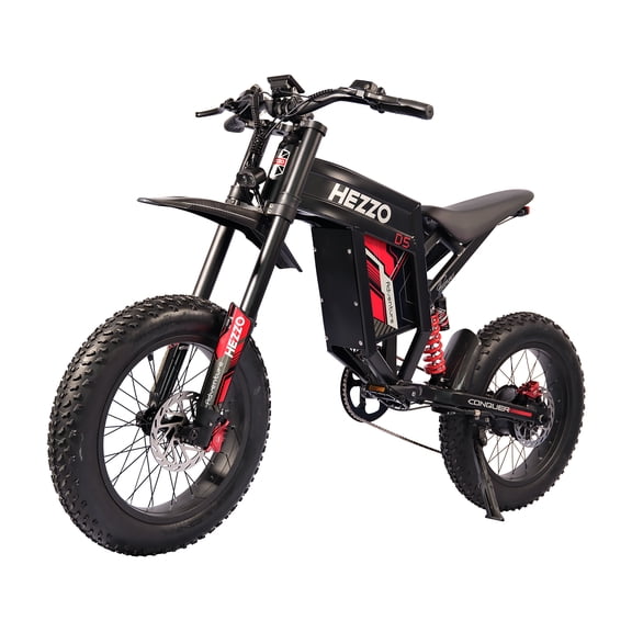 3000W Electric Bike for Adults, 45MPH Max Speed, 60V 30Ah Battery, 20" Fat Tire Electric Dirt Bike, Dual Hydraulic Brakes, Full Suspension Ebike for Commuting & Off-Road
