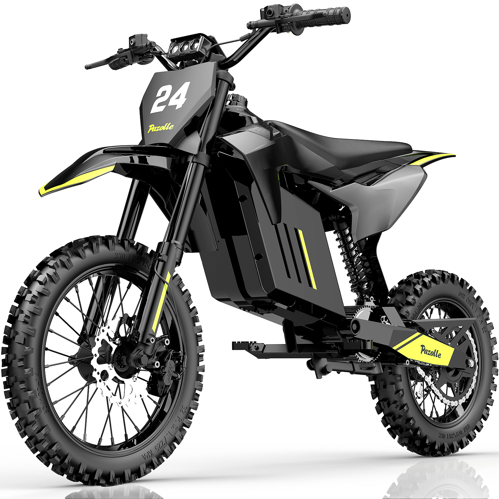 Peak 3000W Electric Dirt Bike for Adults/Teens,48V 30AH Battery,Max 60Miles Electric Motorcycle,14"/12" Knobby Tires Mountain Bike UL2849