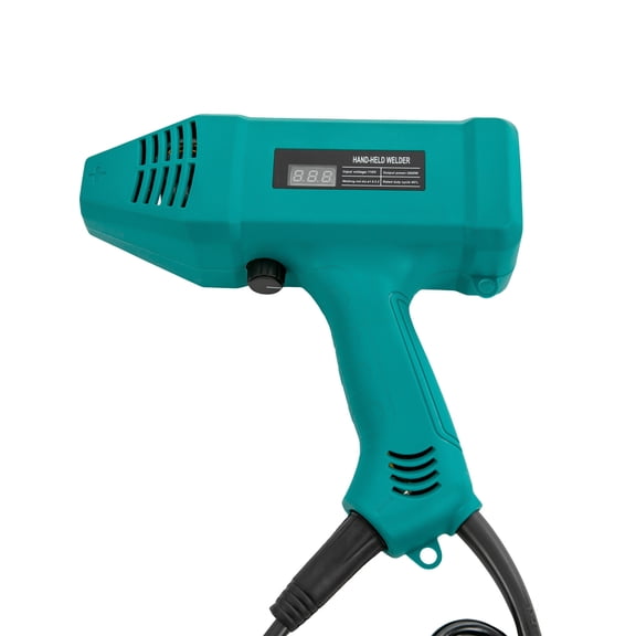 3000W Handheld Welding Machine Portable Welding Gun Handheld Welder Portable Digital Welder Gun for Machinery Manufacturing Sheet Metal Processing (Blue)
