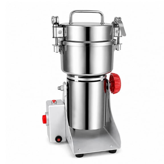 3000W High-Power Copper Motor Grinder, Triple Stainless Steel Blades with Overheat & Overload Auto-Shutoff Protection for Dry Grains, Coffee Beans, Spices