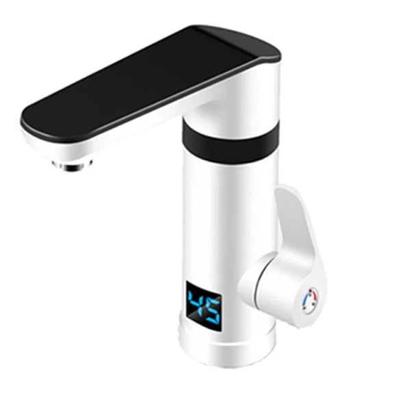 3000W Instant Electric Faucet Water Heater Quickly Heating Tap Kitchen Faucet with Temperature Display Hot Cold Dual-use 220