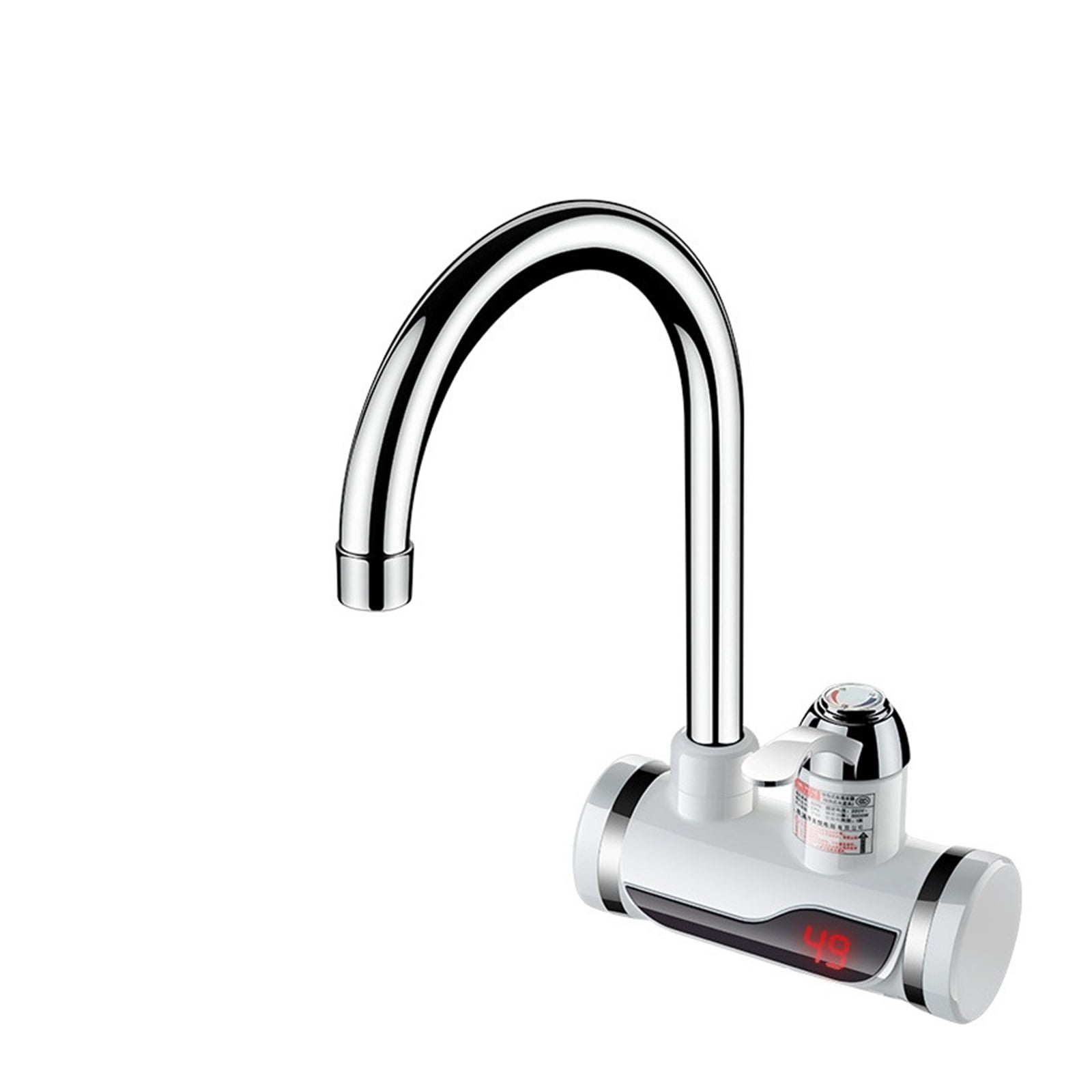 3000W Intelligent Instant Hot Water Faucet Stainless Steel Universal Hose Tankless Faucet With Shower Bathroom Kitchen Water Heater ,Easy Installation