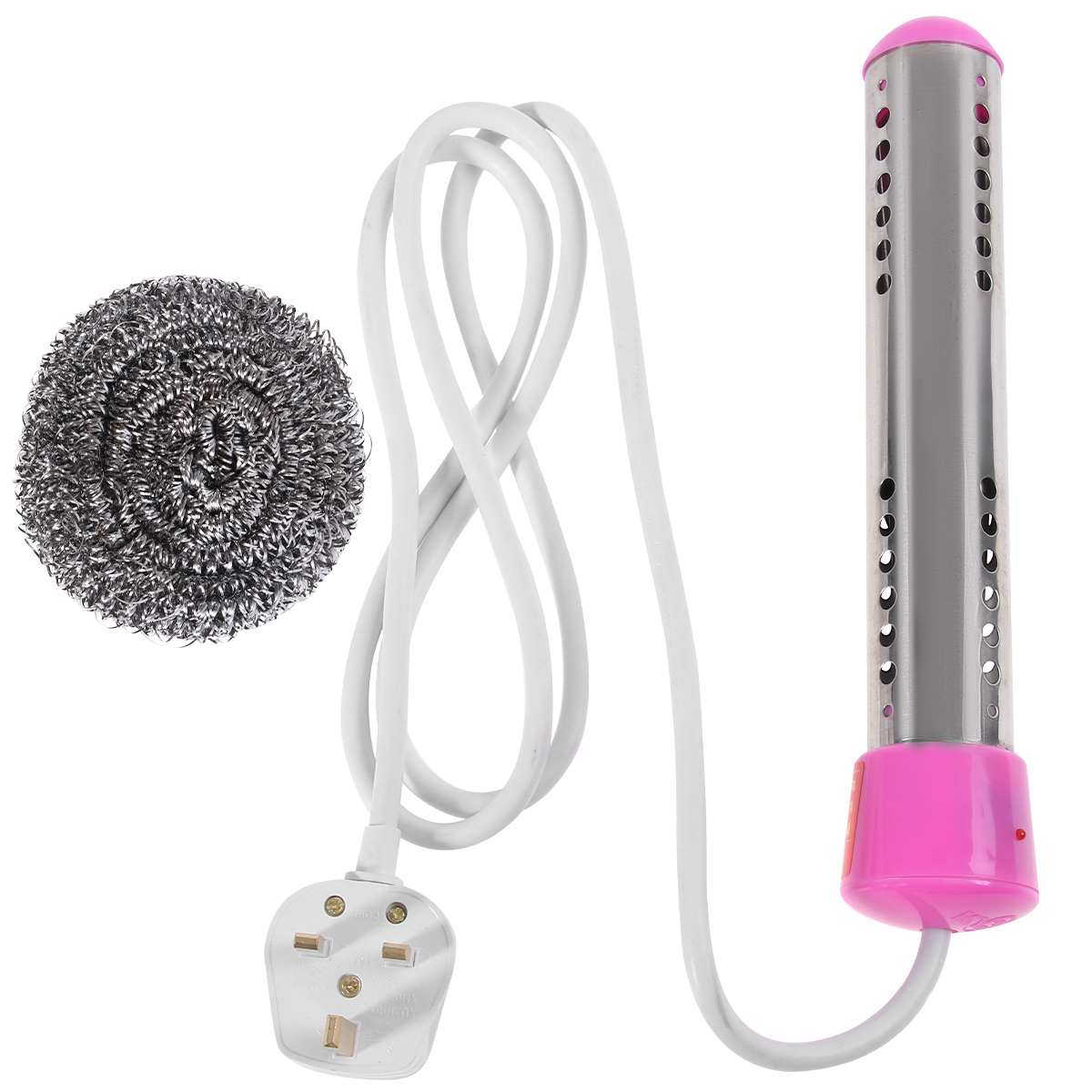 3000W Large Power Bathtub Water Heater Auto Shutdown Heating Rod (Rosy