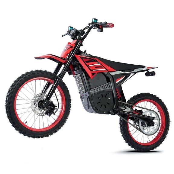 Velox Electric Dirt Bike for Adults Teens, 3000W Peak, 37mph & 37 Miles, 48V/20Ah Battery, Hydraulic Brakes & Full Suspension, off-Road Electric Motorcycle