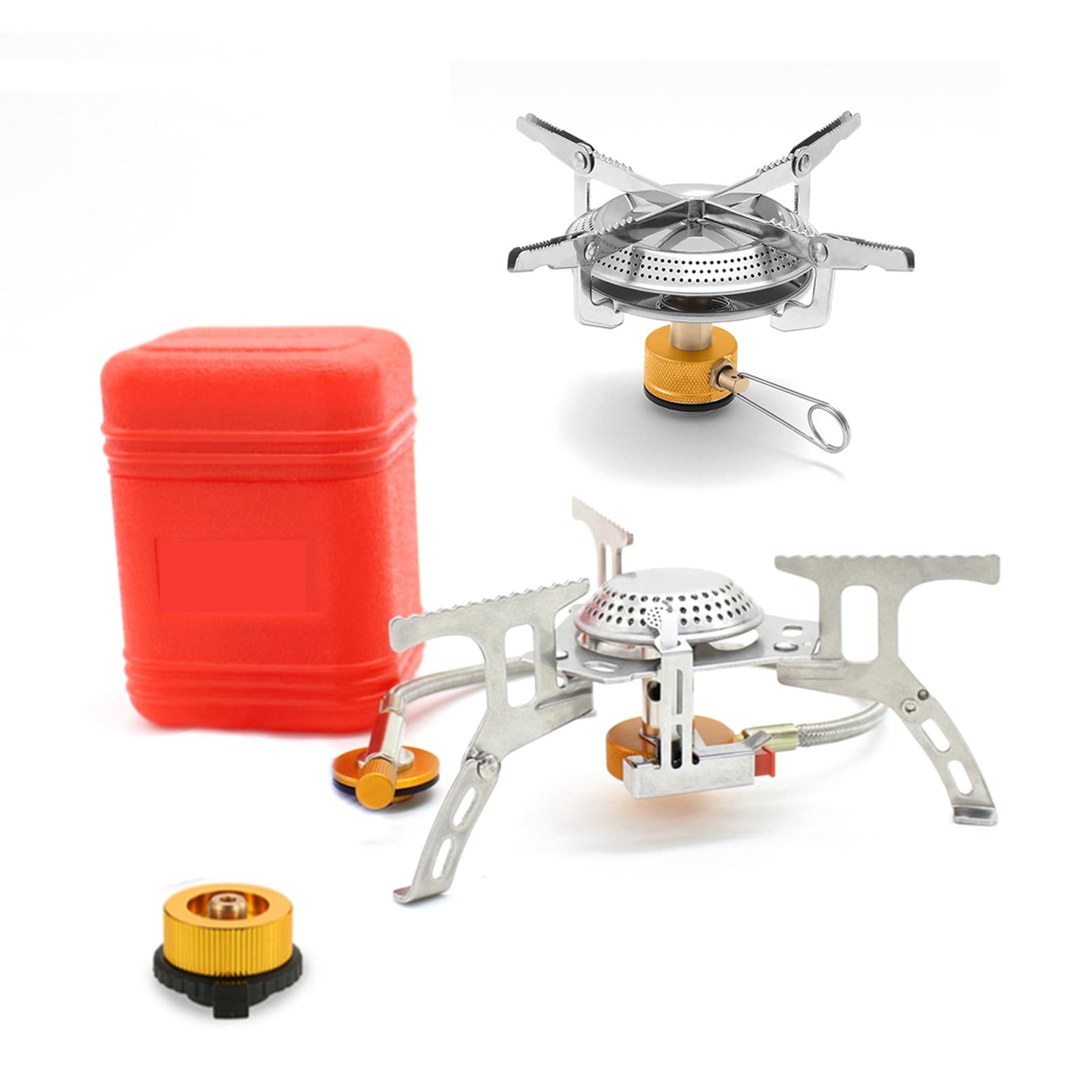 3000W Outdoor Gas Stoves Adapter Kits Folding Gas Burner Foldable Split