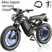 AKEZ 16C Electric Bike for Teen, 350W 36V 15.6AH, 3-Speed, 16" Fat Tire, Removable Battery, Up to 30 Miles Range