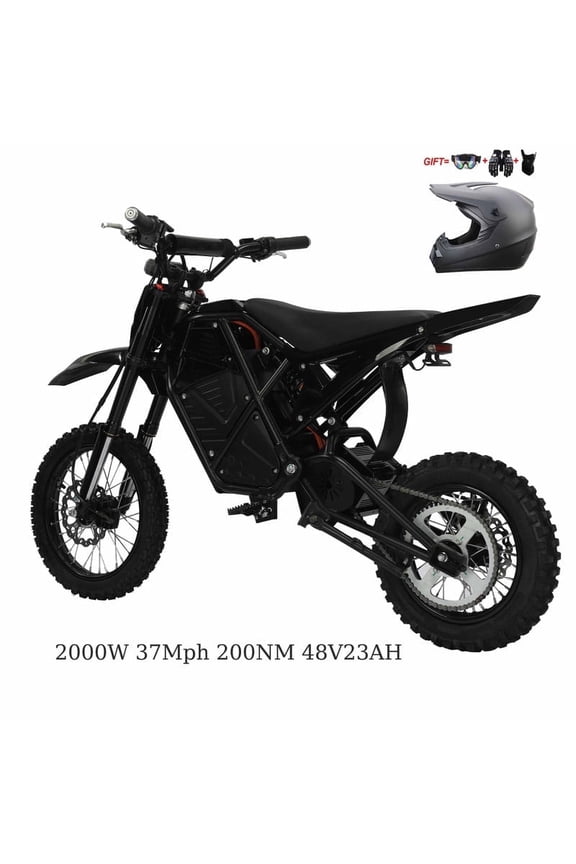 3000W(Peak) Electric Dirt Bike for Adults Teens,37MPH top speed ebike dirt bicycles,48V23AH Battery 14/12 Inch Fat Tires, Hydraulic Brakes for Thrilling Off-Road Adventures Riding