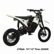 3000W(Peak) electric motorcycle for Adults Teens,37MPH top speed ebike dirt bicycles,48V23AH Battery 14/12 Inch Fat Tires,Hydraulic Brakes for Thrilling Off-Road Adventures Riding
