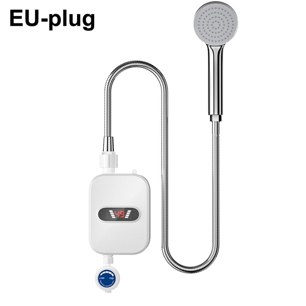 3000W Tankless Hot Water Heater Shower Electric Portable Instant Boiler