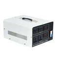 thumbnail image 1 of 3000W Voltage Converter Auto Transformer,110/220V Heavy Duty Step Up/Down Converter Transformer with 6 Outlets, ,Resettable Circuit Breaker Protection, 1 of 9