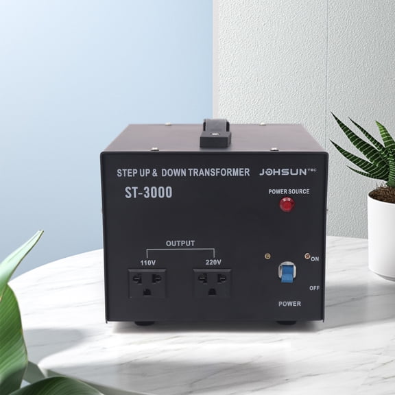 3000W Voltage Converter Transformer Step Up Down, Heavy Duty Iron Shell 4 Input Voltage (110V/200V/220V/240V) for Home Industrial Appliances