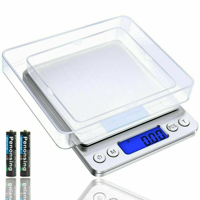 AMIR Digital Milligram Scale, 50g Portable Mini Scale, 0.001g Precise  Graduation, Professional Pocket Scale with 50g Calibration Weights Tweezers