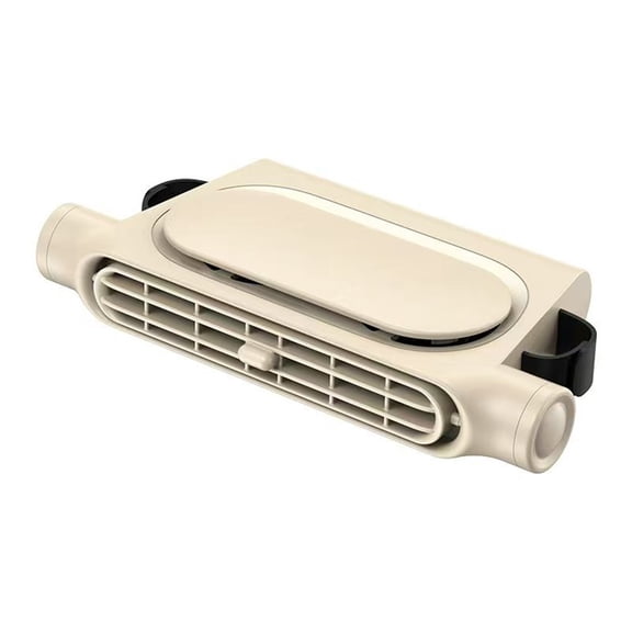 3000mAh Air Conditioner For Car Battery-Powered Bladeless Fan Portable Car Air Conditioner For Front And Rear Seat Car Cooler High Wind Power