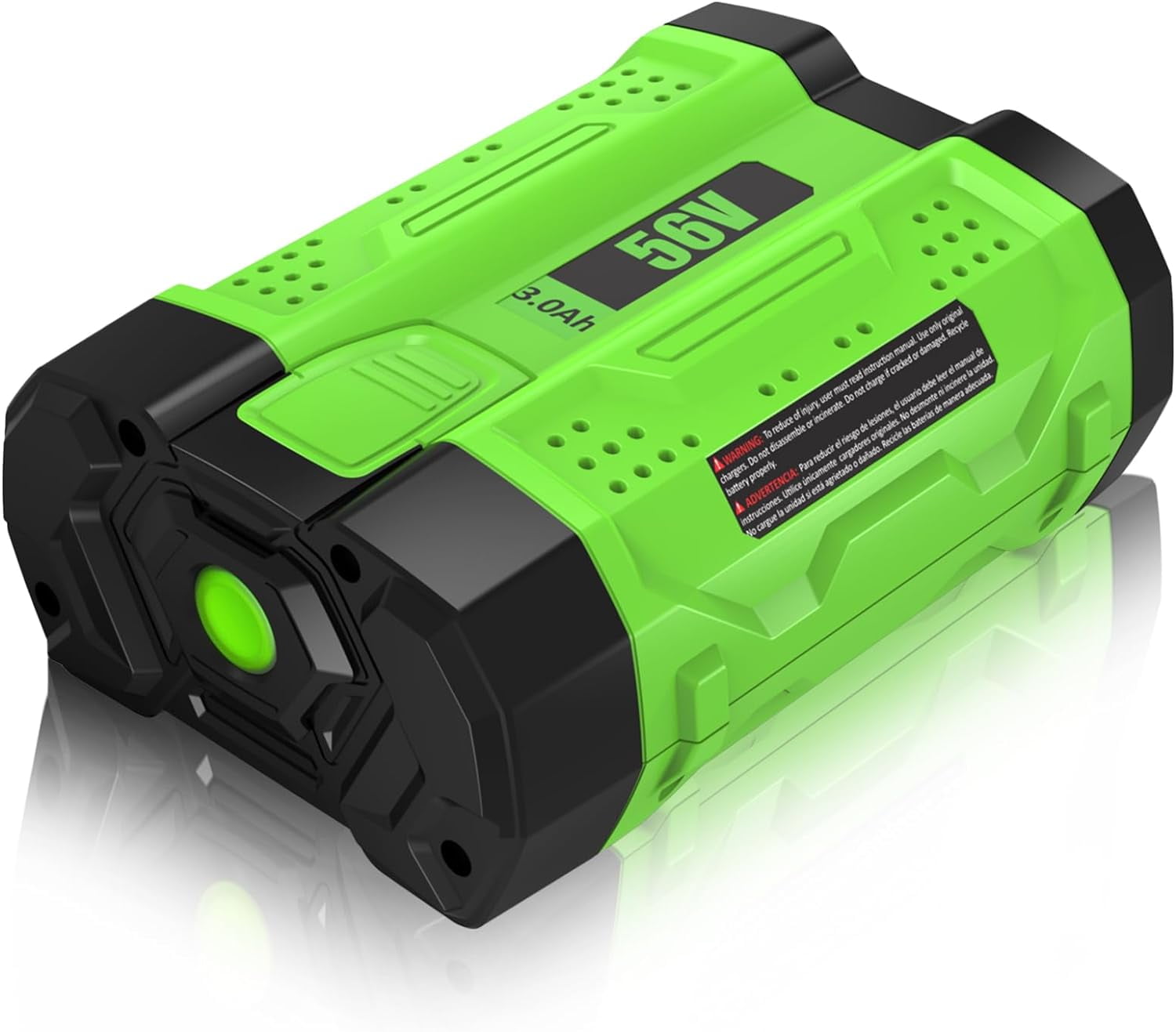 3000mAh BA2800 Replacement for EGO 56V Battery Compatible with EGO BA2800T BA4200T BA4200 BA1400 BA2800T BA5600T Power Tools Battery(Green)