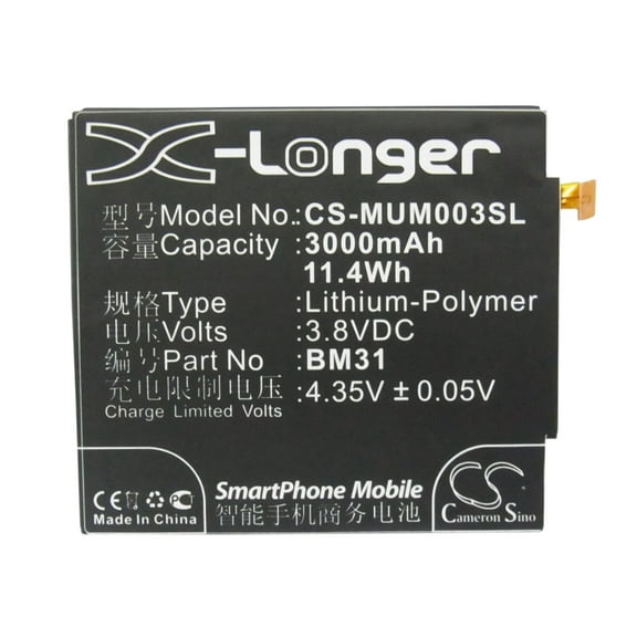 3000mAh BM31 Battery for Xiaomi M3 3 Mi3