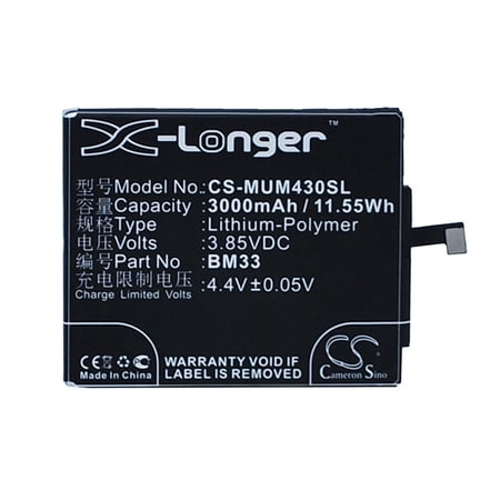 3000mAh BM33 Battery for Xiaomi M4i X9