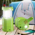 thumbnail image 1 of 3000mAh Large Capacity Hand Crank Solar Camping Lantern, Portable Ultra Bright LED Torch, 23-26 Hours Running Time, USB Charger, Electronic Lantern for Outdoor, 1 of 5