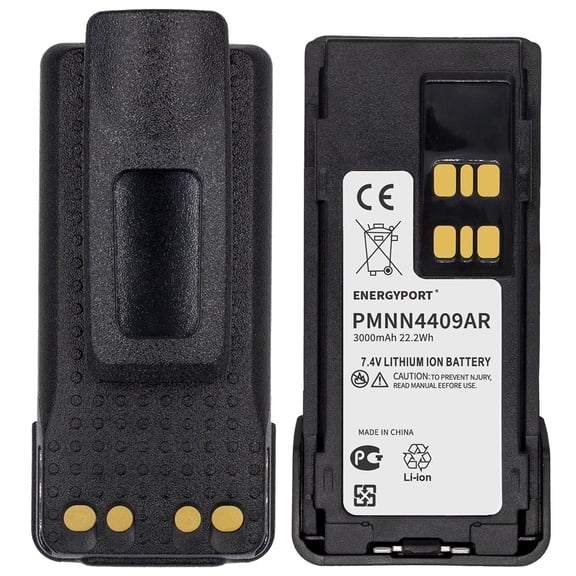 3000mAh PMNN4409 PMNN4409AR 7.4V Rechargeable Lithium ion Battery for Motorola Two-Way Radio PMNN4544A PMNN4491BR PMNN4491 PMNN4493A PMNN4412 XPR3300 XPR3500 XPR7350 XPR7550+Belt Clip