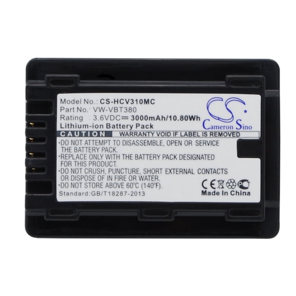 3000mAh VW-VBT190 Battery for Panasonic HC-W580 HC-V210MGK HC-V770 HC-250EB HC-VX870 HC-V270 HC-550EB HC-989 HC-770EB HC-V210GK