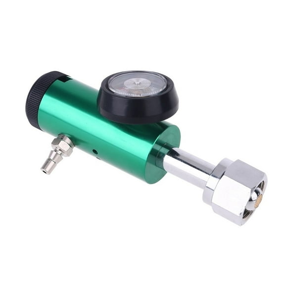 3000psi CGA540 Oxygen Pressure Regulator Oxygen Inhaler Flowmeter Oxygen Cylinder Flow Meter for Hospital Clinics ,Clear Reading