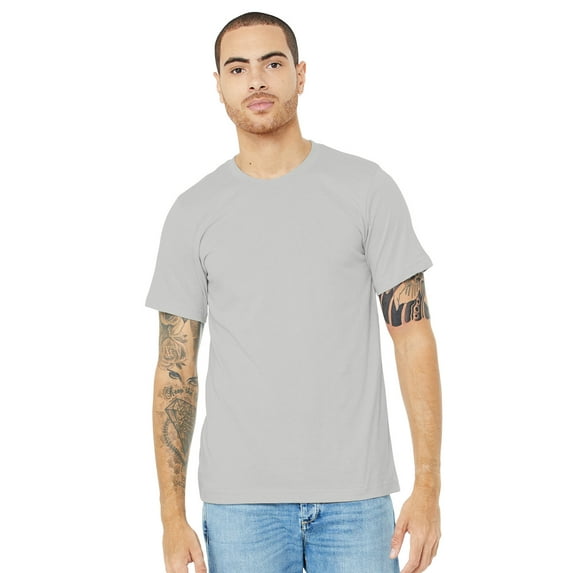 3001CVC Bella + Canvas Unisex Heather CVC T-Shirt Heather Silver XL
