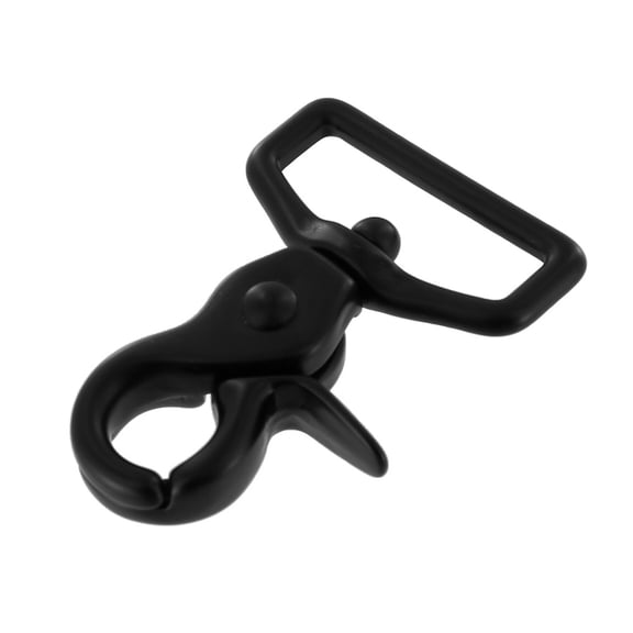 3002A PVD Black Matte, Swivel Trigger Snap, Solid Brass-LL, 1-1/4"