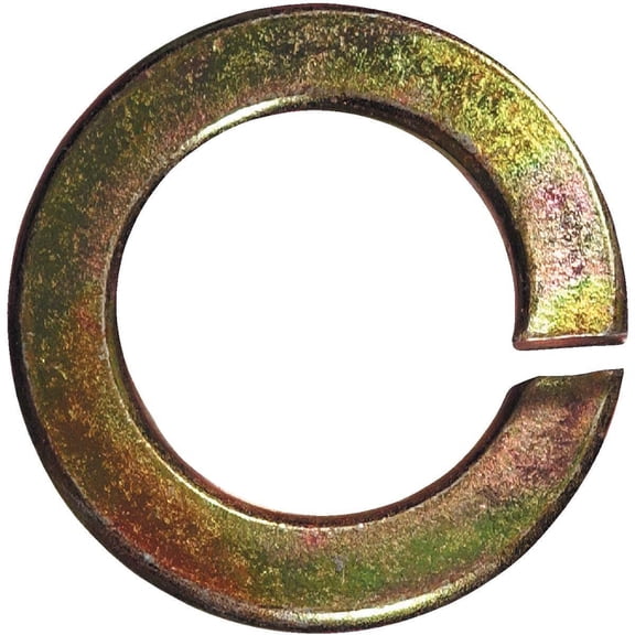 Hillman 1/2 In. Alloy Steel Yellow Dichromate Split Lock Washer (50 Ct.) 300315