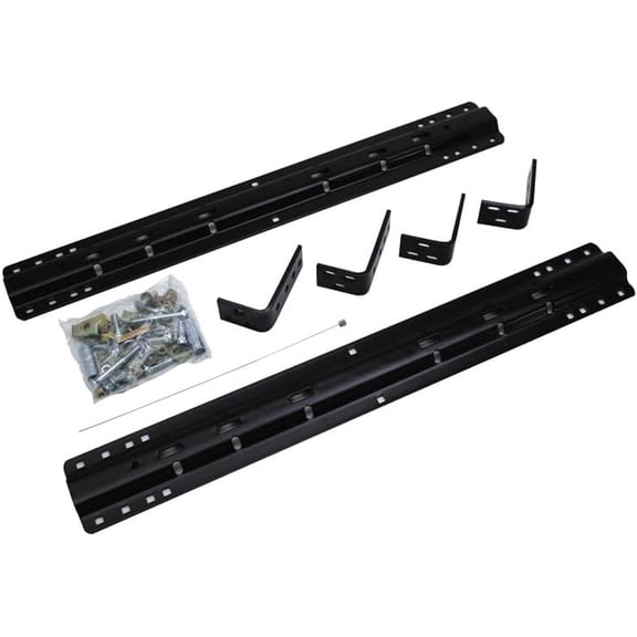 30035 Fifth Wheel Trailer Hitch Mounting System Rail & Bracket Kit, Compatible with Selected Chevrolet, Dod, , GMC, Nissan, RAM, models (Please Verify VEHICLE APPLICATION)