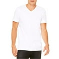 thumbnail image 1 of 3005 Unisex Jersey Short-Sleeve V-Neck T-Shirt, White, 2XL, 1 of 1