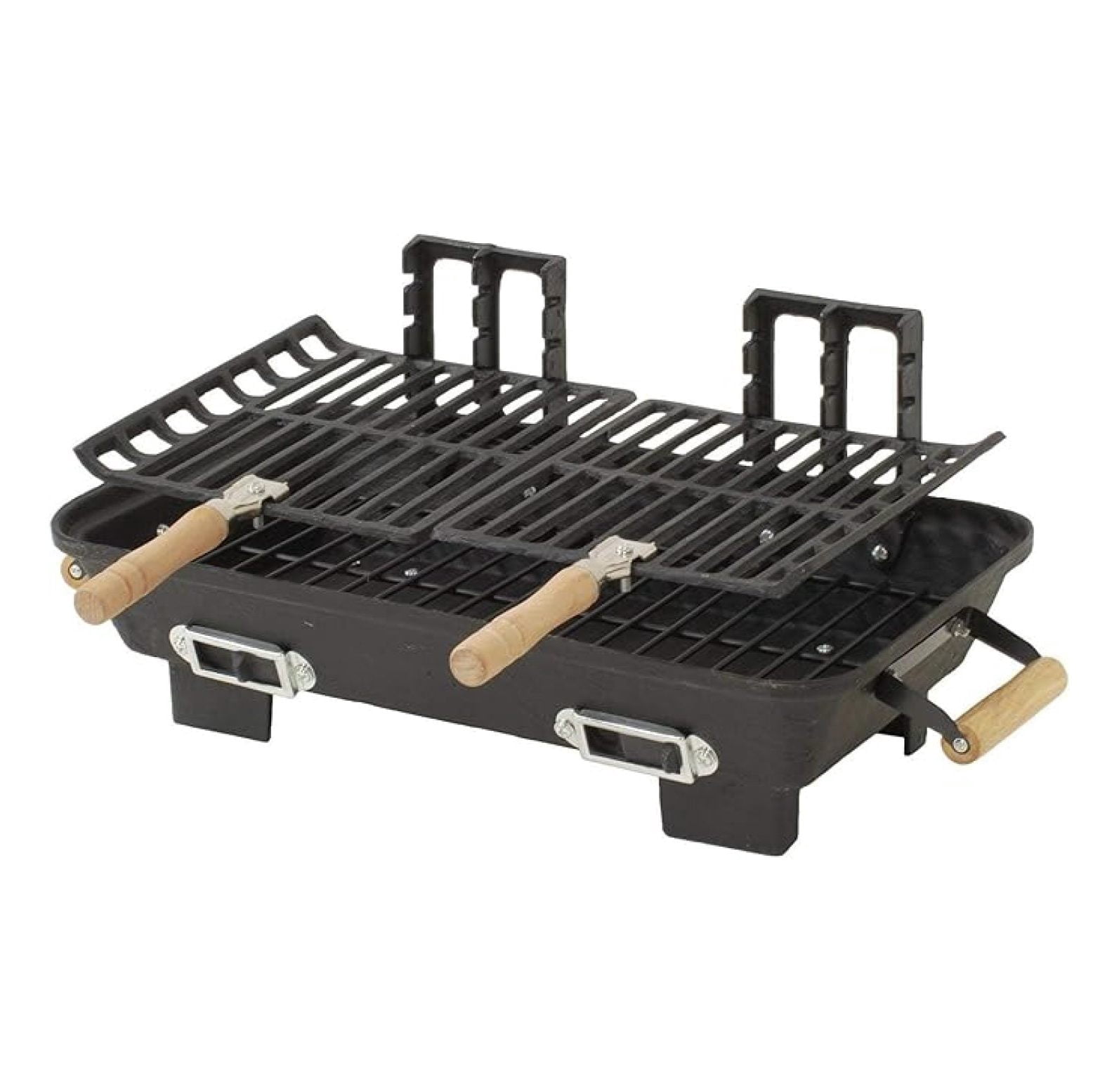 30052AMZ Kay Home Product's Cast Iron Hibachi Charcoal Grill, 10 by 18-Inch (Limited Edition)