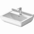 thumbnail image 1 of 300550000 Starck 3 Ceramic 21-5/8" Bathroom Sink for Wall Mounted or Pedestal Installations with Single Faucet Hole and Overflow, 1 of 2